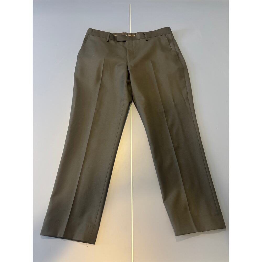 Charles Tyrwhitt CF Black Natural Stretch Wool Suit Pants 34